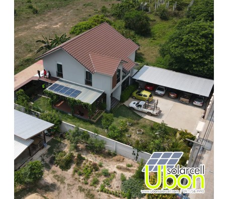 ชุดโซล่าเซลล์ ON GRID Solar Roof Top ลดค่าไฟ เปิดแอร์ใช้ได้ทั้งบ้าน ขนาด 1.5KW (1500w)